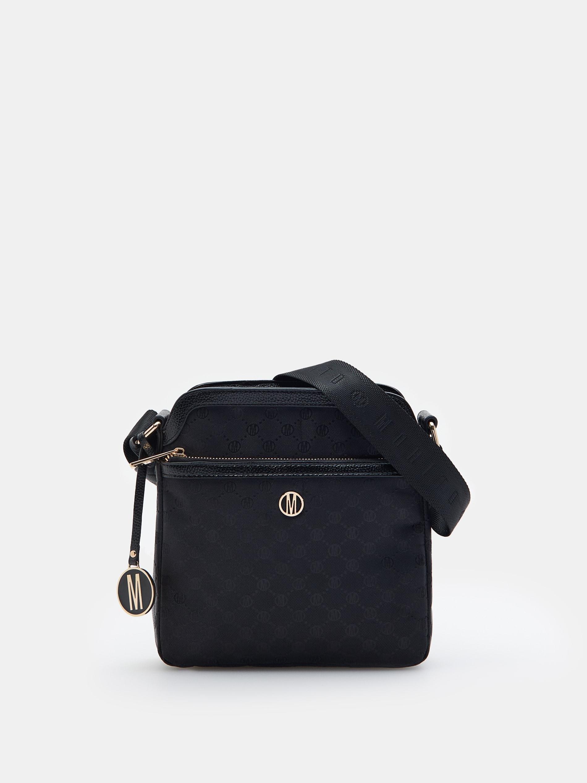 Black Messenger Bag, Women, , large image number 1
