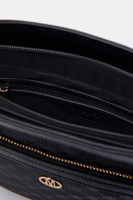 Black Messenger Bag, Women, , large image number 4