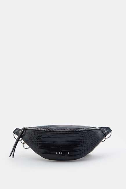 Black Bum Bag, Women, , large image number 0