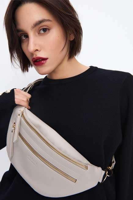 Light Grey Bum Bag, Women, , large image number 0