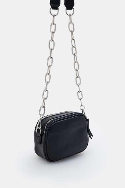 Mohito - Shoulder bag with chain strap - Black, , large image number 2