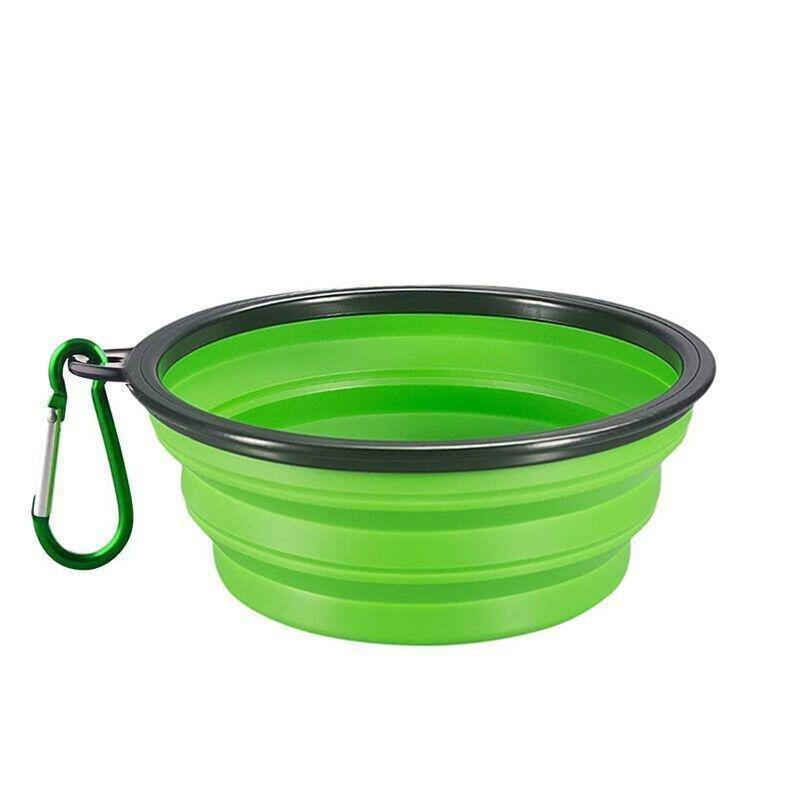 Nutrapet Fold Em Bowls - 13 X 9 X 5.5Cm - Green, , medium
