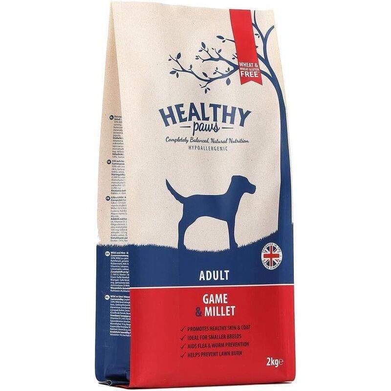 Healthy Paws Game & Millet Adult 2kg, , large image number 0