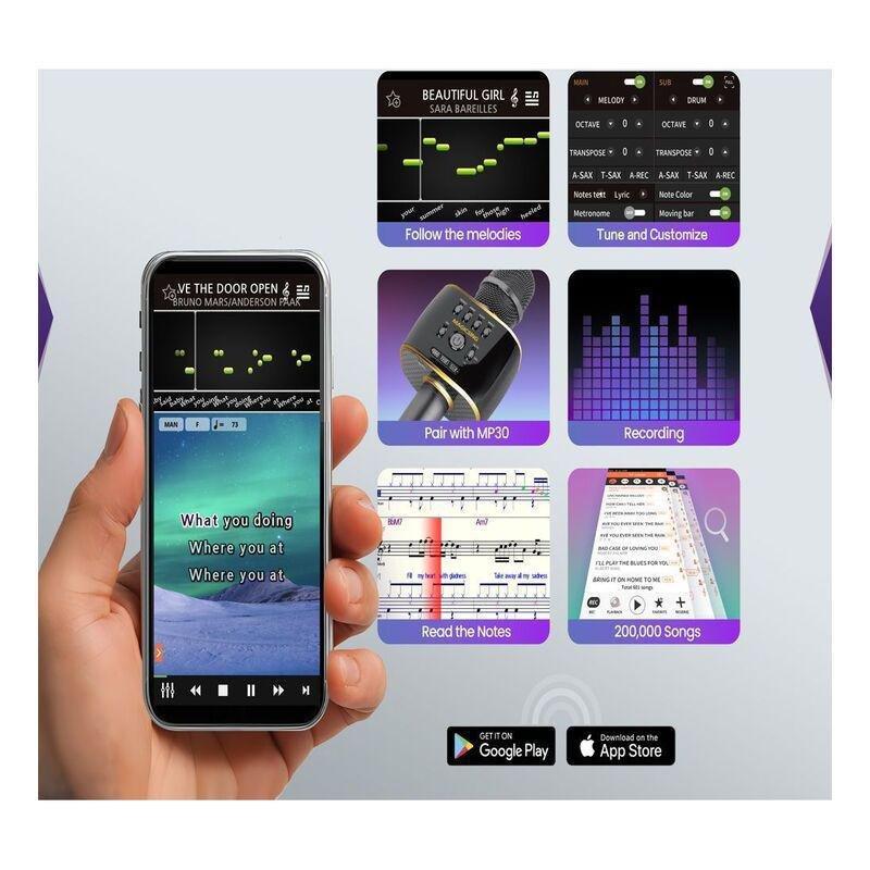 Magic Sing MP30 Mobile Karaoke With 1 Year Free Subscription To Magic Sing Mobile App (Pack Of 2), , large image number 1