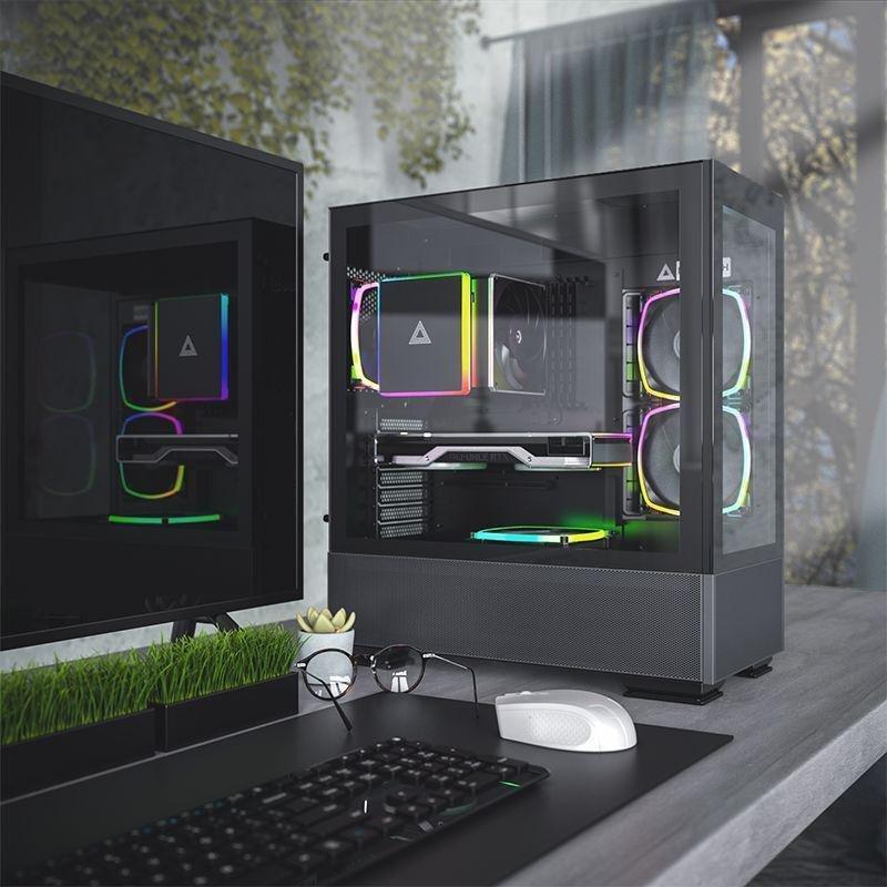 ANIGMA Pre-built Gaming PC Intel Core i7-14700KF/B760M A WiFi Motherboard/32GB RAM/1TB SSD/GeForce RTX 4060 Ti 8GB/360MM ARGB AIO CPU Liquid Cooler..., , large image number 1