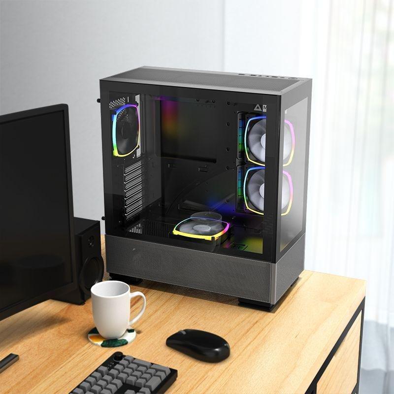 ANIGMA Pre-built Gaming PC Intel Core i7-14700KF/B760M A WiFi Motherboard/32GB RAM/1TB SSD/GeForce RTX 4060 Ti 8GB/360MM ARGB AIO CPU Liquid Cooler..., , large image number 3