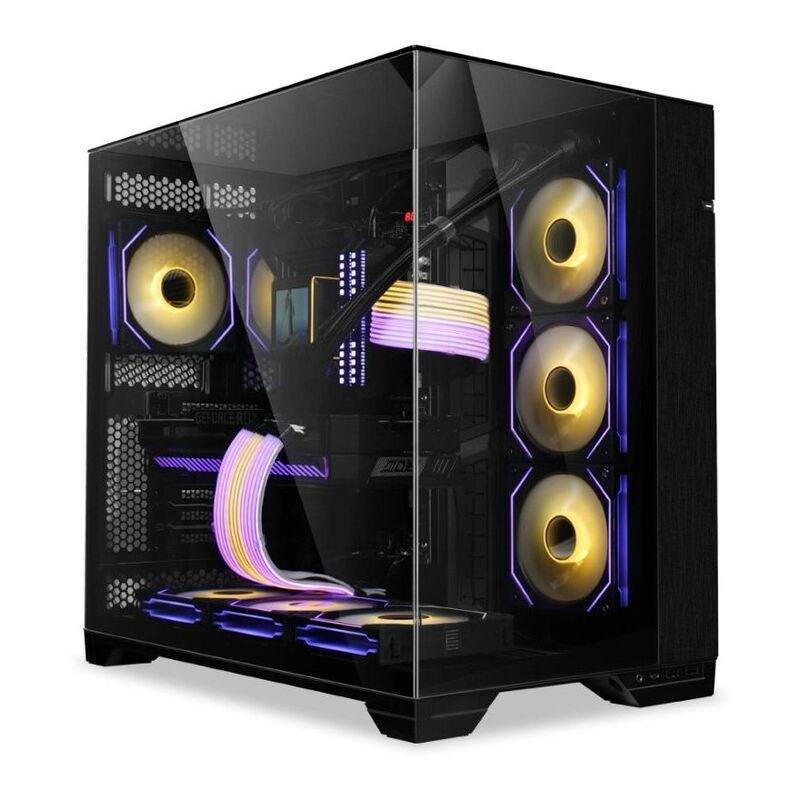 ANIGMA Pre-built Gaming PC Intel Core i7-14700K/B760 A GAMING WIFI Motherboard/64GB RAM/2TB SSD/GeForce RTX 4070 Ti SUPER 16GB/360mm LCD Display AI..., , large
