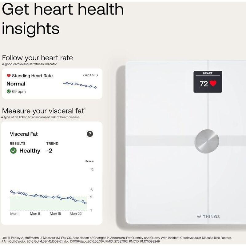 Withings Body Smart - Weight & BMI Wi-Fi Smart Scale - White, , large image number 2