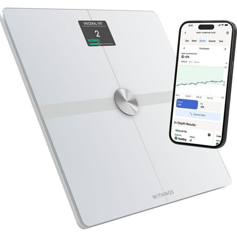 Withings Body Comp - Weight & BMI Wi-Fi Smart Scale - White, , large image number 5