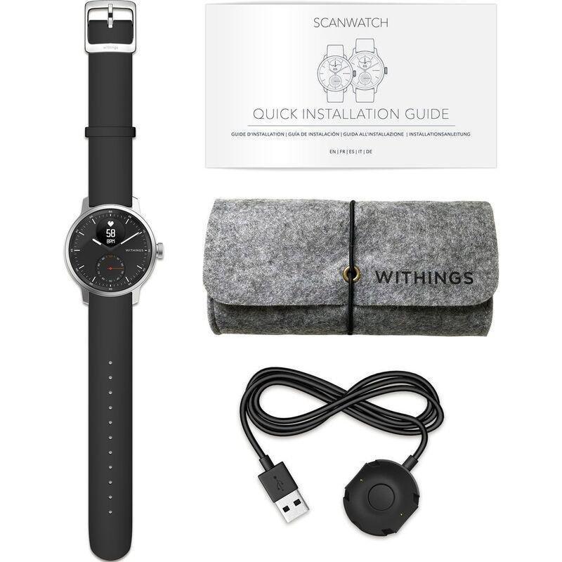 Withings ScanWatch 42mm - Hybrid Smartwatch - Black, , large image number 6