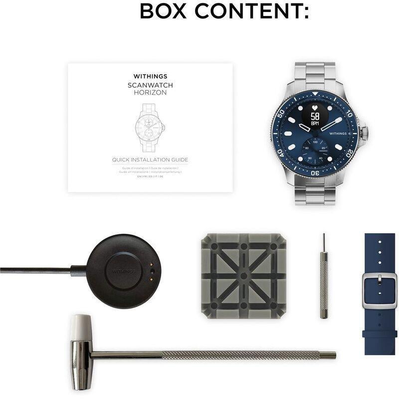 Withings ScanWatch Horizon - Hybrid Smartwatch - Blue, , large image number 5