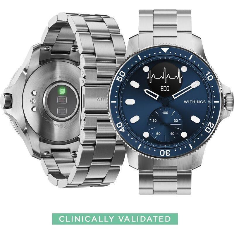 Withings ScanWatch Horizon - Hybrid Smartwatch - Blue, , large image number 8
