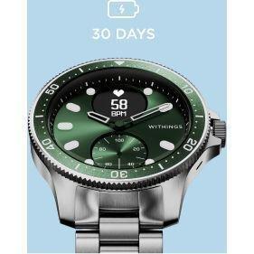 Withings ScanWatch Horizon - Hybrid Smartwatch - Green, , large image number 2