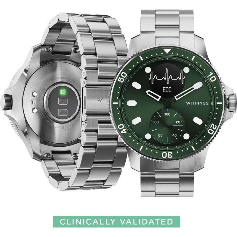Withings ScanWatch Horizon - Hybrid Smartwatch - Green, , large image number 7