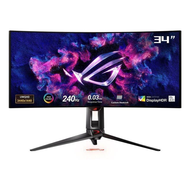 ASUS ROG Swift OLED PG34WCDM - 34-inch 800R curved OLED panel 240Hz Gaming Monitor - Black, , large image number 0