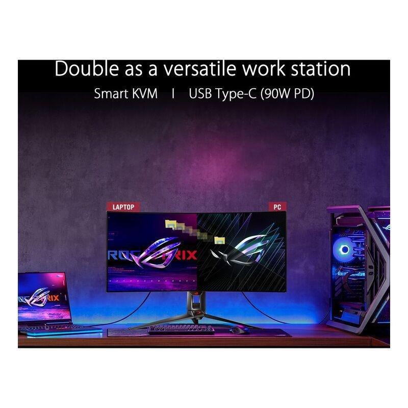 ASUS ROG Swift OLED PG34WCDM - 34-inch 800R curved OLED panel 240Hz Gaming Monitor - Black, , large image number 6