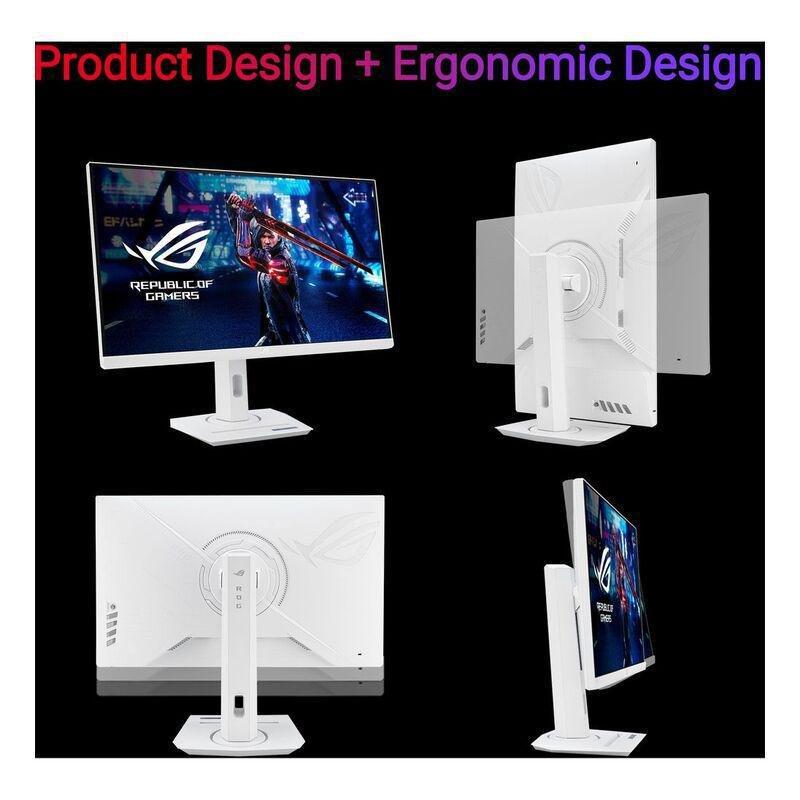 ASUS ROG Strix XG27ACS-W USB Type-C - 27-inch 180Hz Gaming Monitor - White, , large image number 4