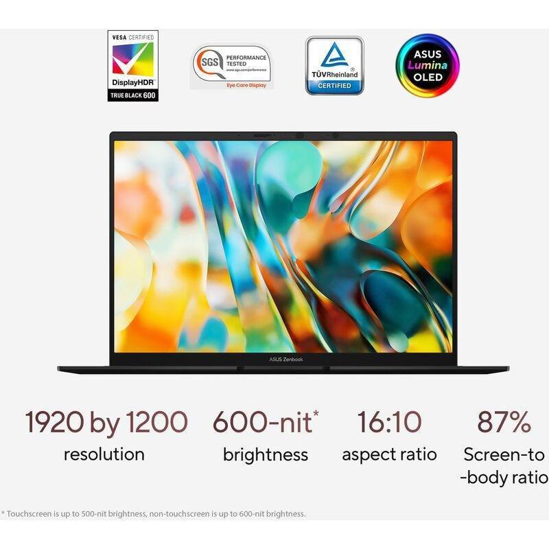 ASUS Zenbook 14 OLED Laptop - UM3406HA-OLEDR7W - AMD Ryzen R7-8840HS/16GB RAM/1TB SSD/AMD Radeon Graphics/14-inch FHD (1920 x 1080) OLED/Windows 11..., , large image number 8