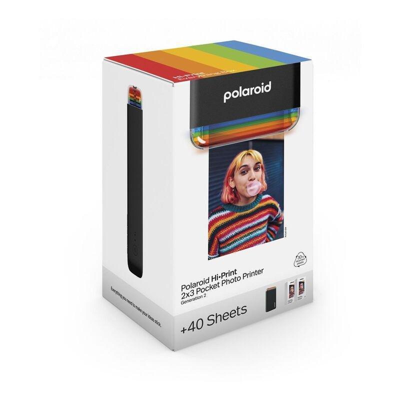 Polaroid HiPrint (Gen 2) 2x3 Pocket Photo Printer - Everything Box - Black, , large image number 1