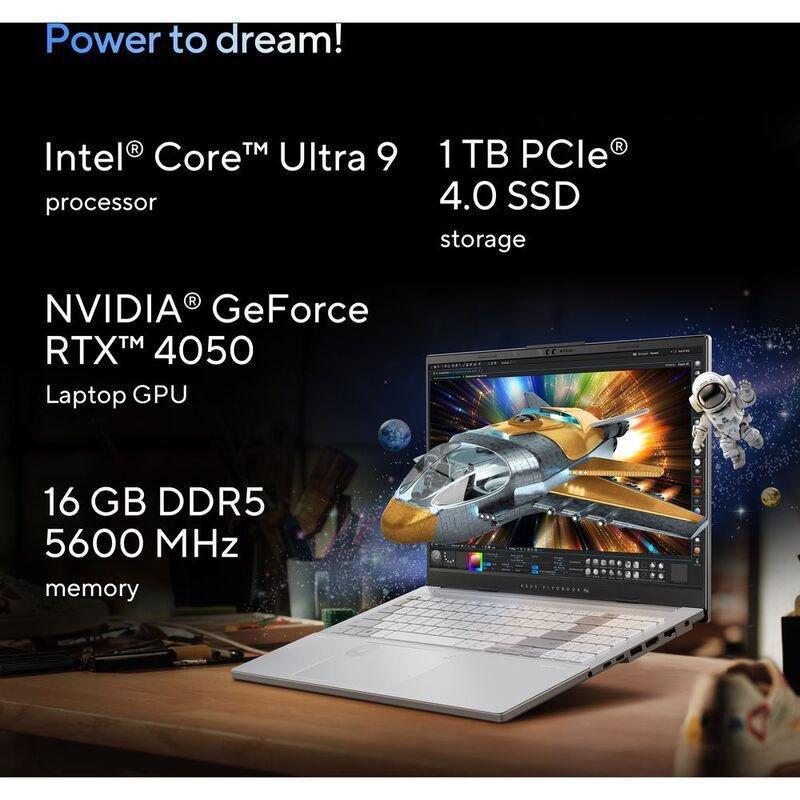 ASUS Vivobook Pro 15 OLED Laptop - N6506MU-MA011W - Intel Core Ultra 9-185H/16GB RAM/1TB SSD/NVIDIA GeForce RTX 4050 6GB/15.6-inch 3K (2990 x 1620)..., , large image number 6