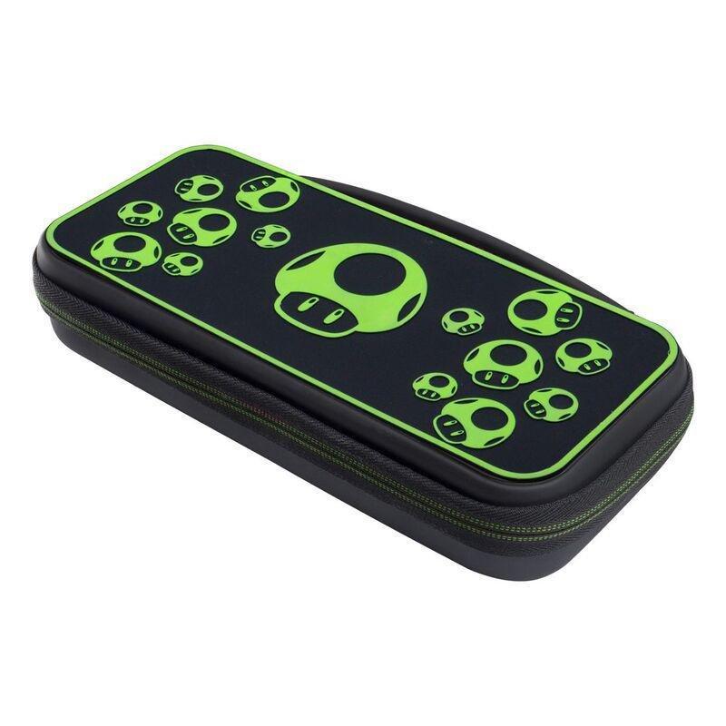 PDP Nintendo Switch Travel Case Plus - 1 Up Glow In The Dark, , large image number 1