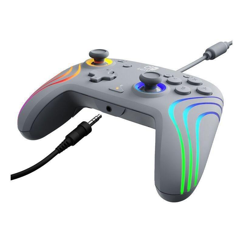 PDP Nintendo Switch Afterglow Wave Wired Controller - Grey, , large image number 1