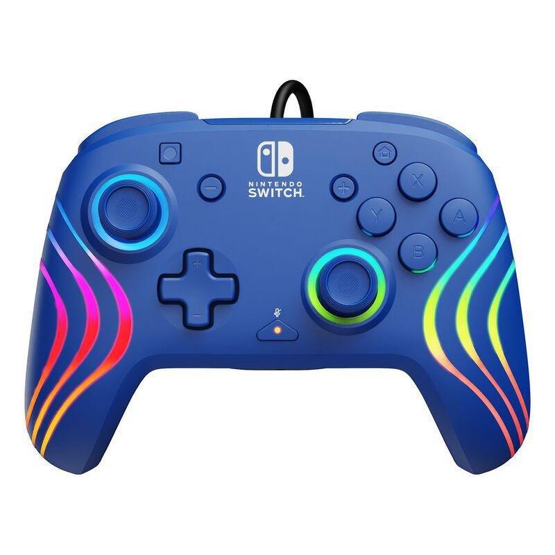 PDP Nintendo Switch Afterglow Wave Wired Controller - Blue, , large image number 0