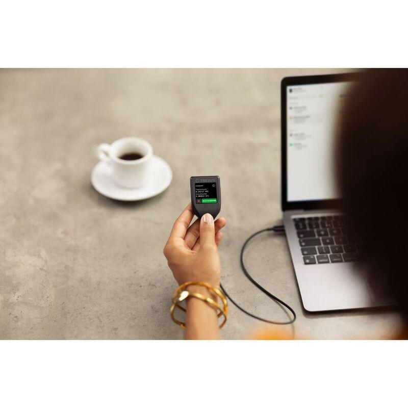 TREZOR Model T Advanced Crypto Hardware Wallet - Black, , large image number 1