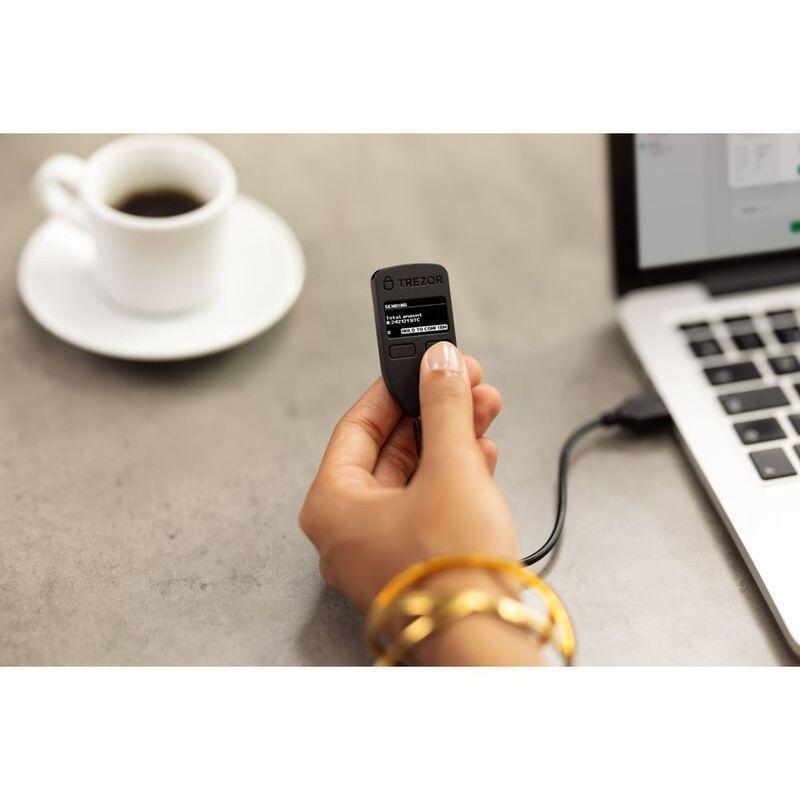 TREZOR Model One Crypto Hardware Wallet - Black, , large image number 1