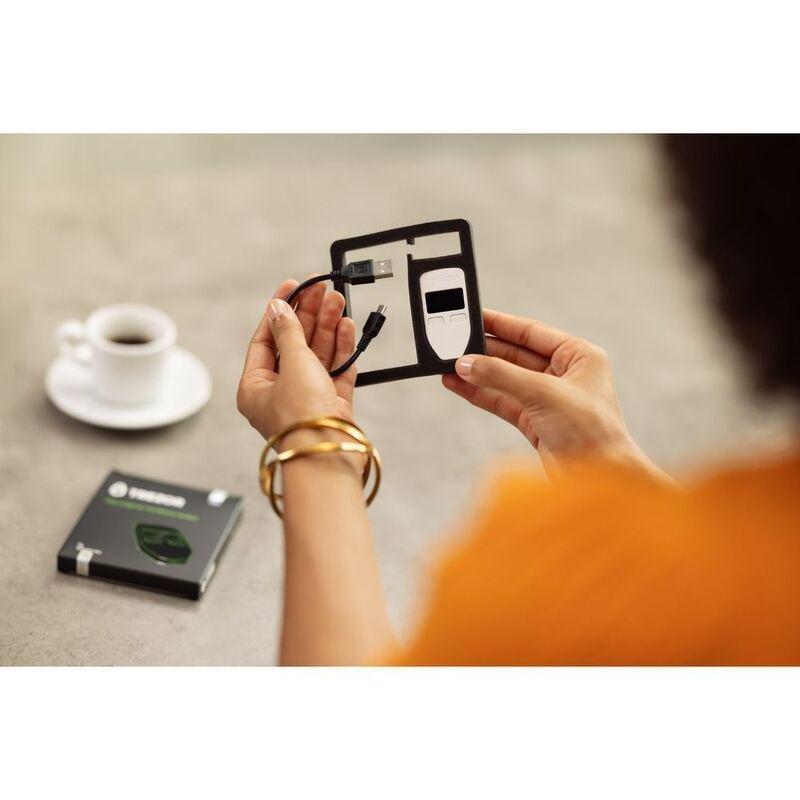 TREZOR Model One Crypto Hardware Wallet - White, , large image number 1
