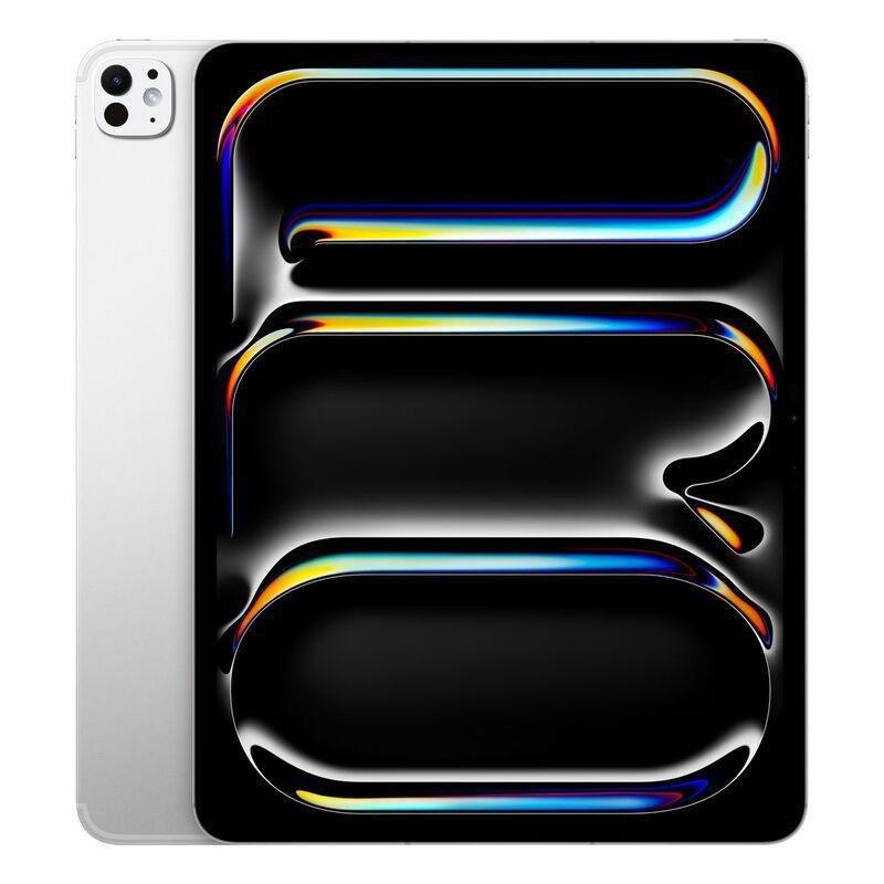 Apple 13-inch iPad Pro (M4) Wi-Fi + Cellular 2TB with Standard Glass - Silver, , large image number 0