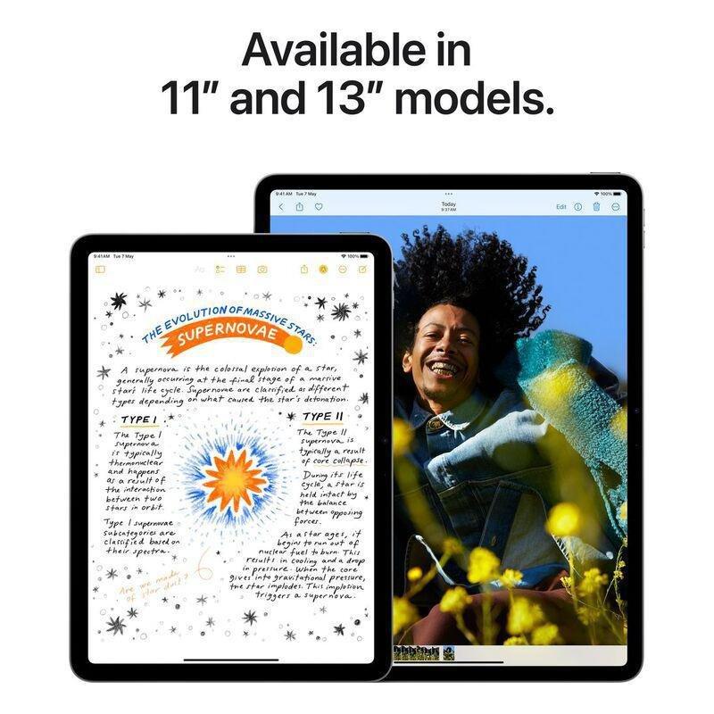 Apple 13-inch iPad Air (M2) Wi-Fi + Cellular 128GB - Blue, , large image number 9