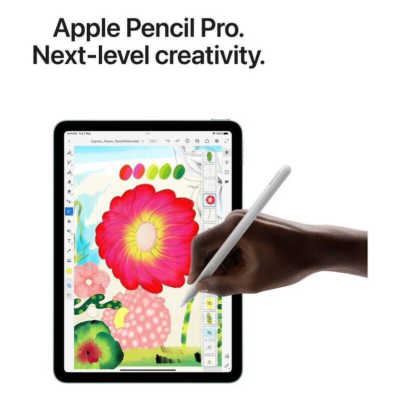 Apple 13-inch iPad Air (M2) Wi-Fi + Cellular 256GB - Starlight, , large image number 2