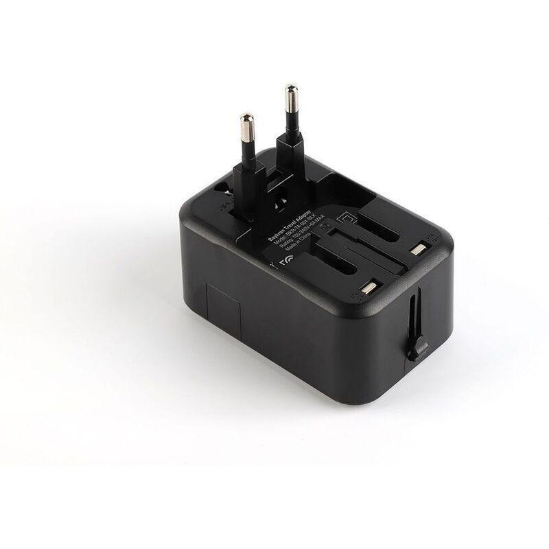 Baykron Universal Travel Adaptor 6 Amps - Black, , large image number 4