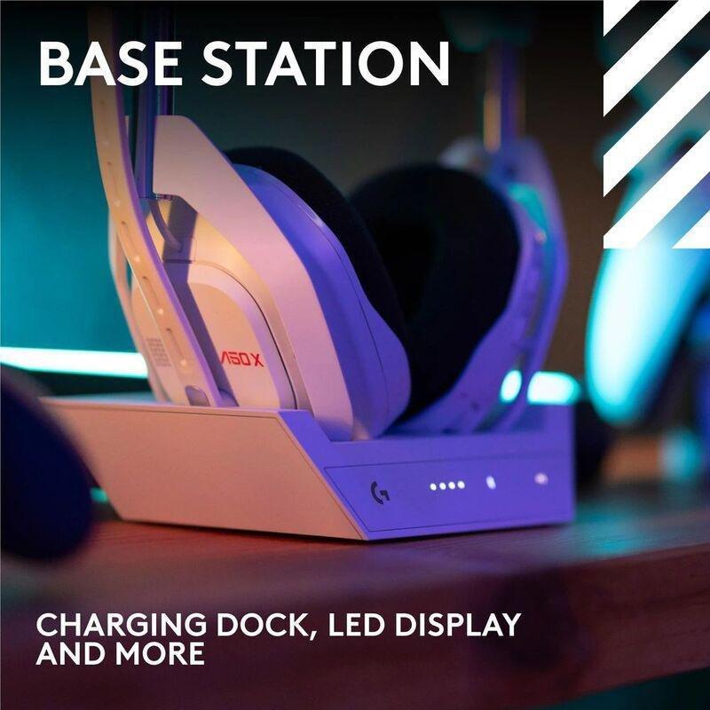 Logitech G Astro A50 X Lightspeed Wireless Gaming Headset + Base Station - White, , large image number 2