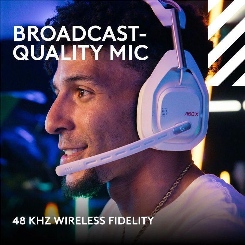 Logitech G Astro A50 X Lightspeed Wireless Gaming Headset + Base Station - White, , large image number 5