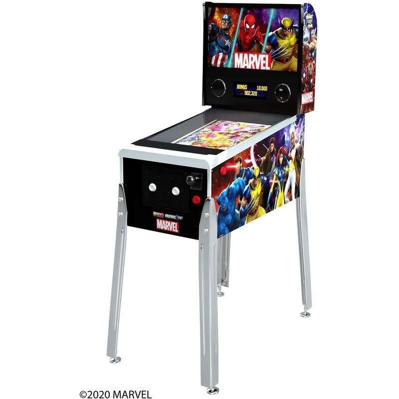 Arcade 1Up Marvel Virtual Pinball Machine, , large image number 1