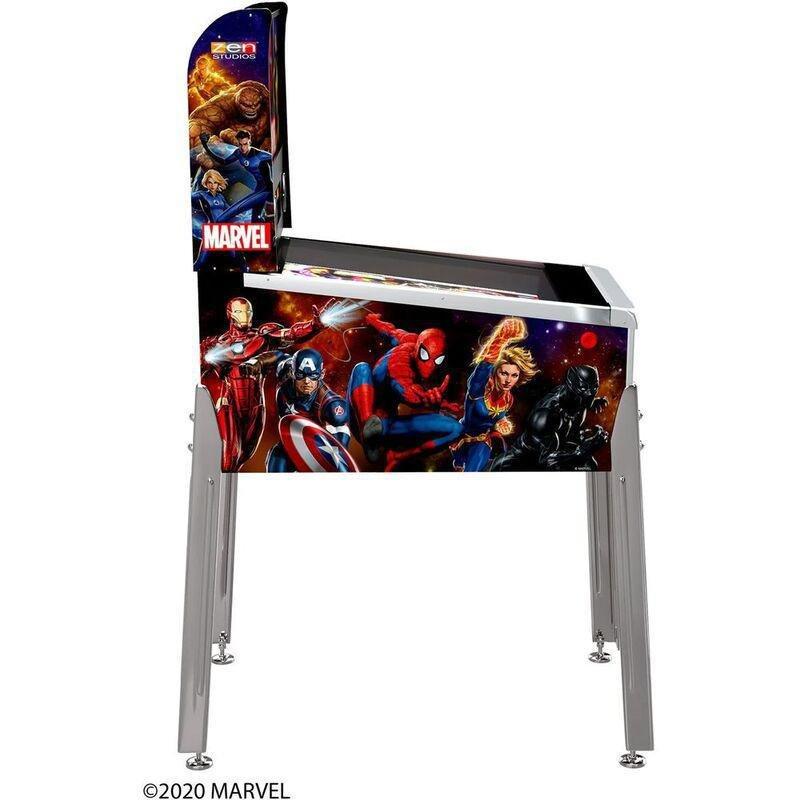 Arcade 1Up Marvel Virtual Pinball Machine, , large image number 2