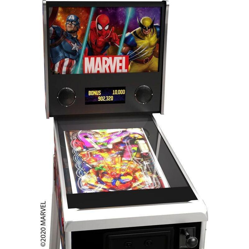 Arcade 1Up Marvel Virtual Pinball Machine, , large image number 4
