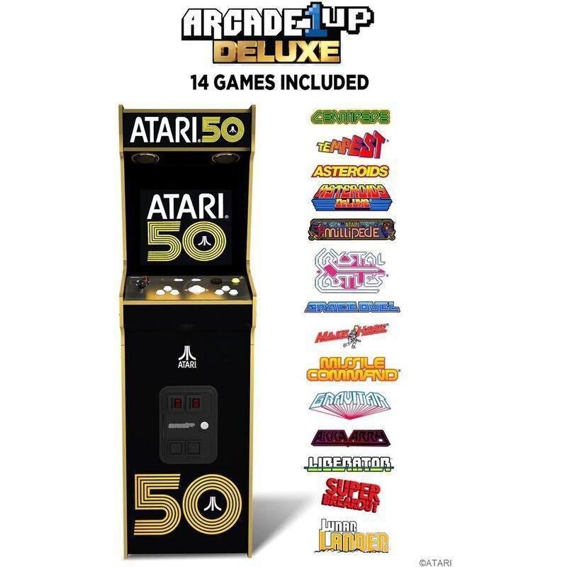 Arcade 1Up Atari 50th Annivesary Deluxe Arcade Machine - 50 Games in 1, , large image number 6