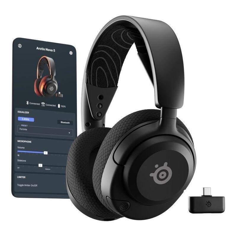 SteelSeries Arctis Nova 5 Wireless Gaming Headset - Black, , large image number 0