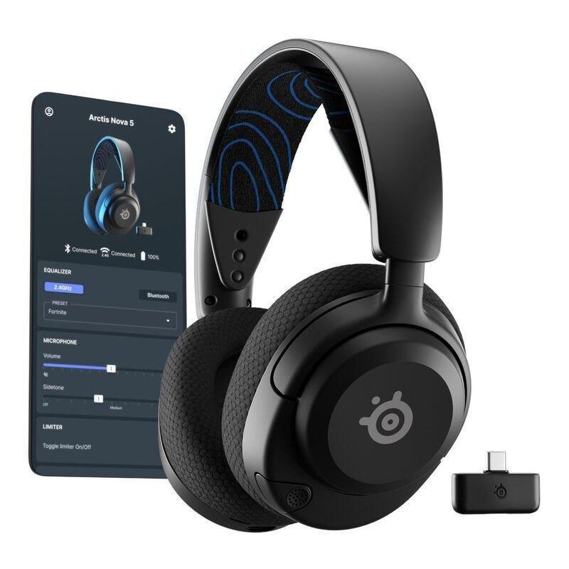 SteelSeries Arctis Nova 5P Wireless Gaming Headset - Black, , large image number 0