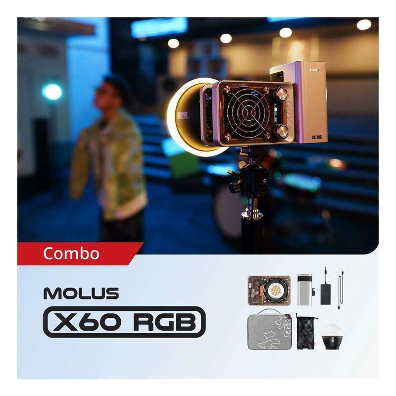 Zhiyun-Tech Molus X60 RGB Cob Light Combo, , large image number 1