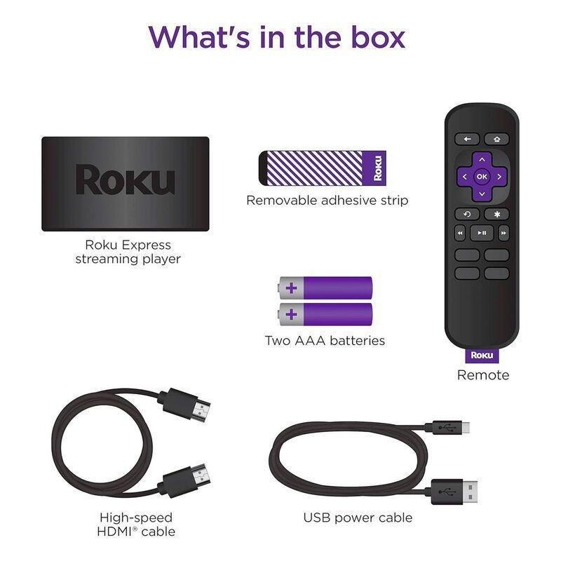 Roku Express HD Streaming Media Player, , large image number 0