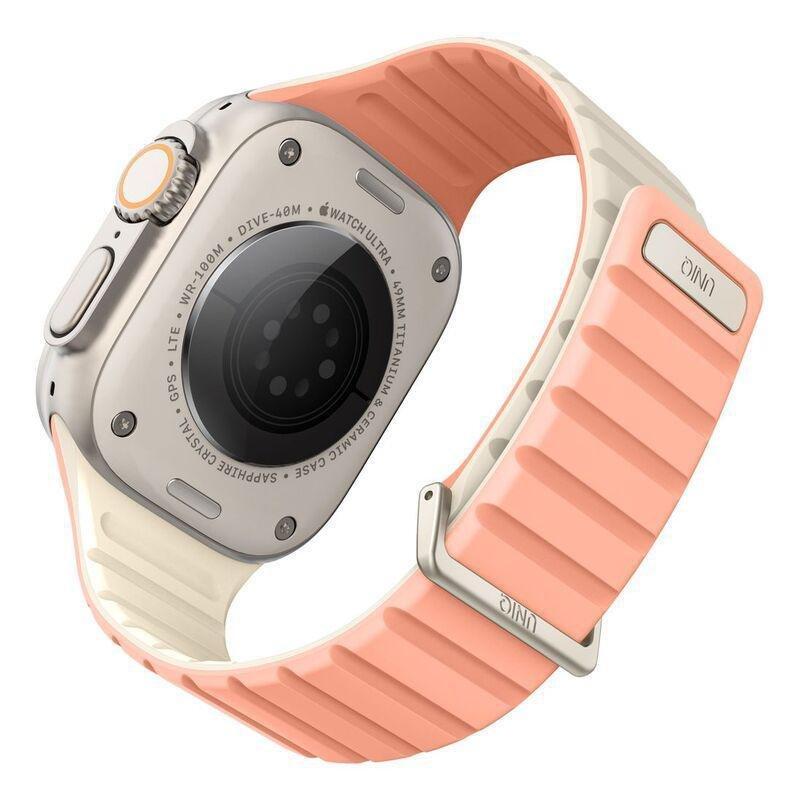 UNIQ Revix Evo Reversible Magnetic Apple Watch Strap 49/45/44/42mm - Crepe, , medium