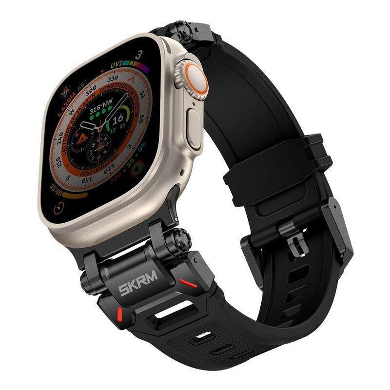 Skinarma Apple Watch Ultra Titon Strap 49mm - Black, , medium