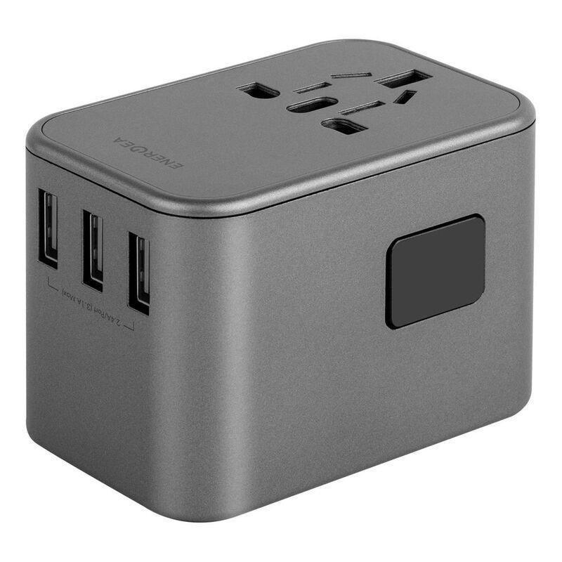 Energea Travelworld Adapter 35 3A2C 35.5W - Gunmetal, , large image number 1