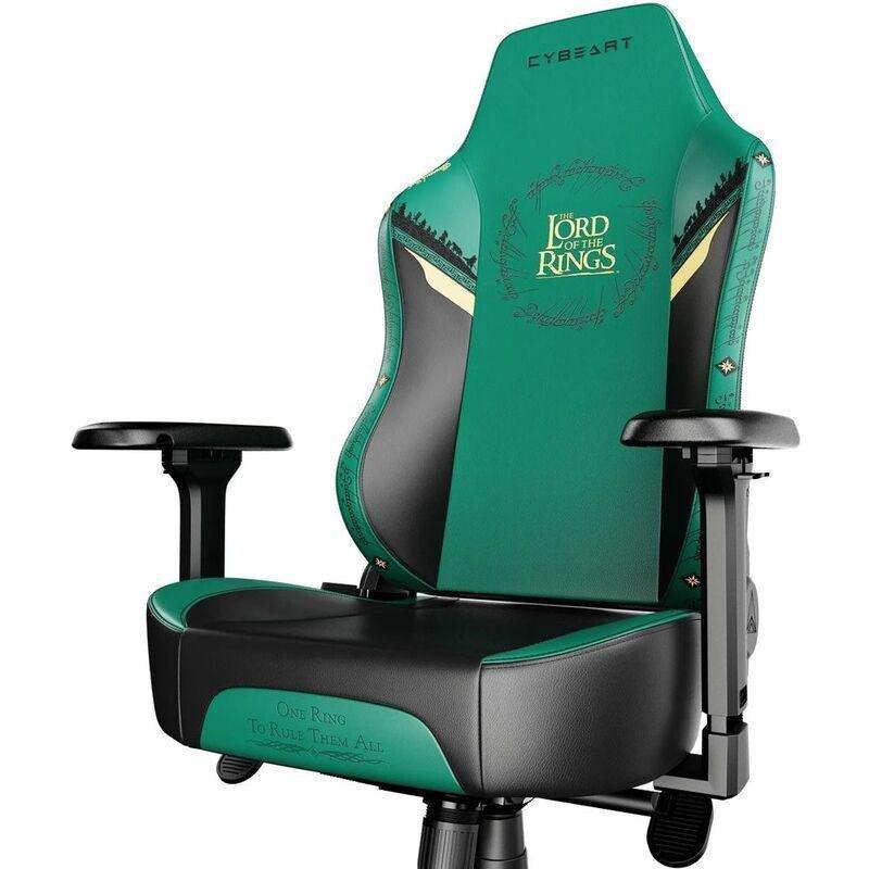 Cybeart Lord Of The Rings Gaming Chair - Green, , large image number 2