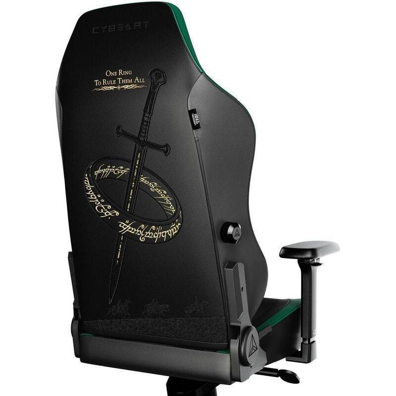 Cybeart Lord Of The Rings Gaming Chair - Green, , large image number 3