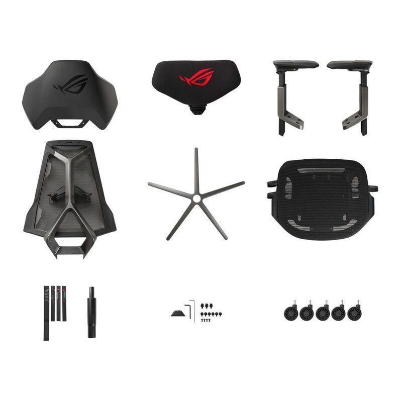 ASUS ROG Destrier Ergo Gaming Chair - Black, , large image number 5